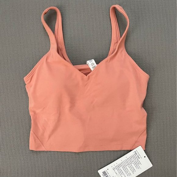 lululemon athletica Tops - NWT LULULEMON ALIGN™ CROPPED TANK TOP Pink Savannah 6